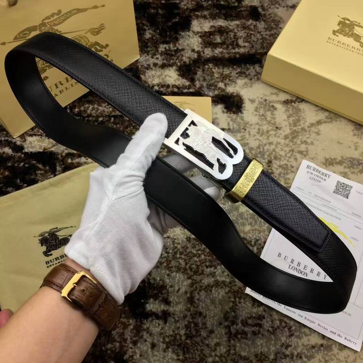 Super Perfect Quality Burberry Belts(100% Genuine Leather,steel buckle)-449
