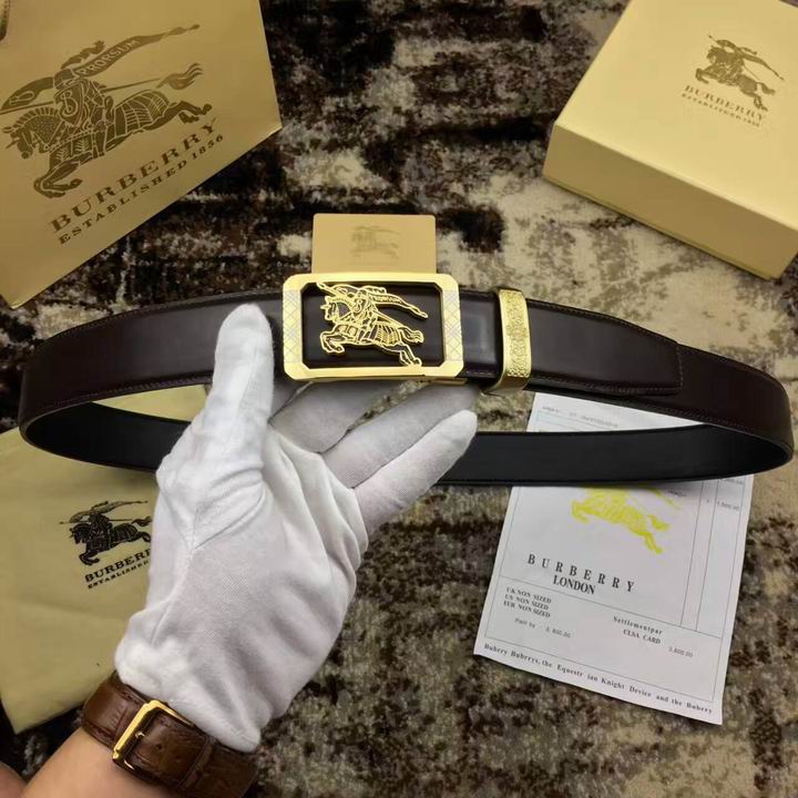 Super Perfect Quality Burberry Belts(100% Genuine Leather,steel buckle)-454