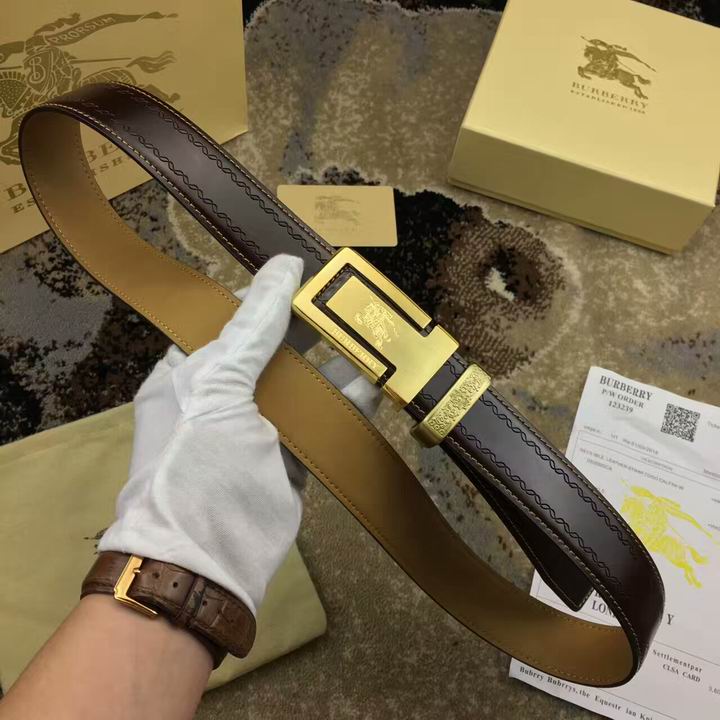 Super Perfect Quality Burberry Belts(100% Genuine Leather,steel buckle)-456