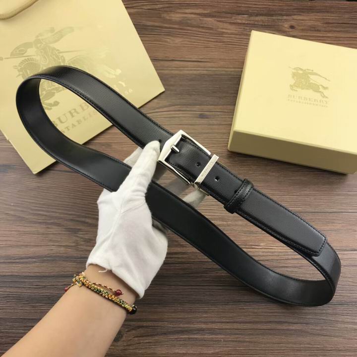 Super Perfect Quality Burberry Belts(100% Genuine Leather,steel buckle)-470