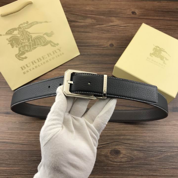 Super Perfect Quality Burberry Belts(100% Genuine Leather,steel buckle)-475