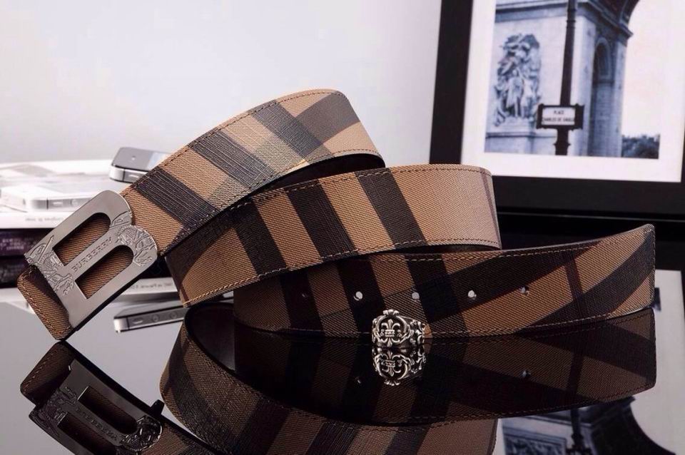 Super Perfect Quality Burberry Belts(100% Genuine Leather,steel buckle)-477