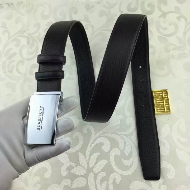Super Perfect Quality Burberry Belts(100% Genuine Leather,steel buckle)-491