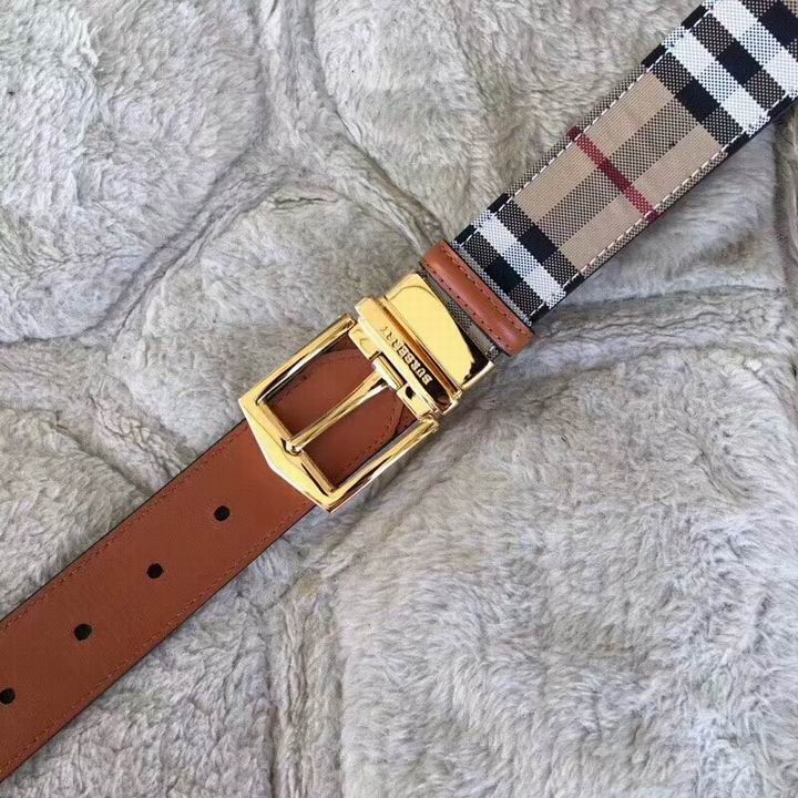 Super Perfect Quality Burberry Belts(100% Genuine Leather,steel buckle)-499