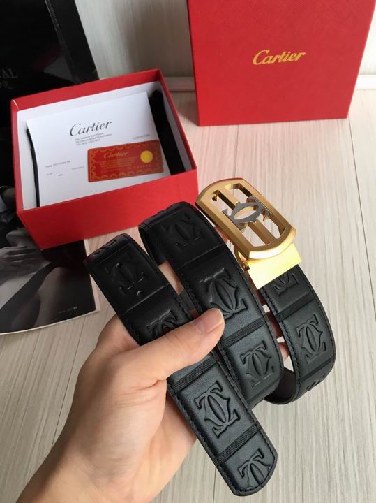Super Perfect Quality Cartier Belts(100% Genuine Leather,Steel Buckle)-060