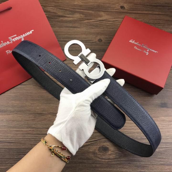 Super Perfect Quality Ferragamo Belts(100% Genuine Leather,steel Buckle)-1117