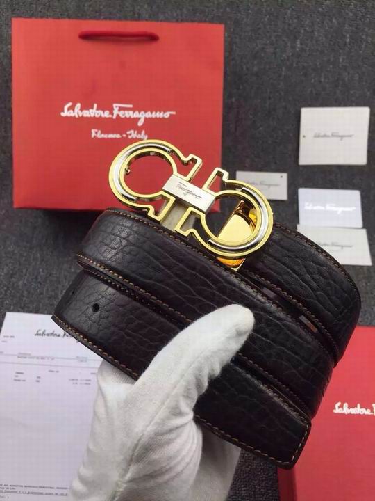 Super Perfect Quality Ferragamo Belts(100% Genuine Leather,steel Buckle)-1139