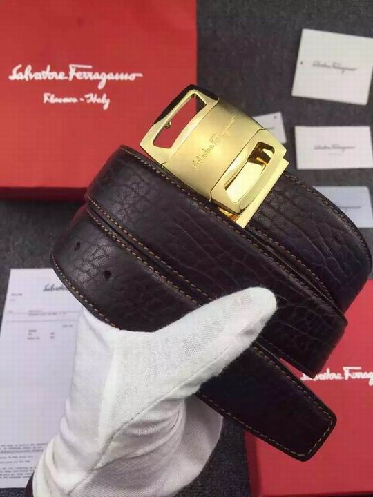 Super Perfect Quality Ferragamo Belts(100% Genuine Leather,steel Buckle)-1146