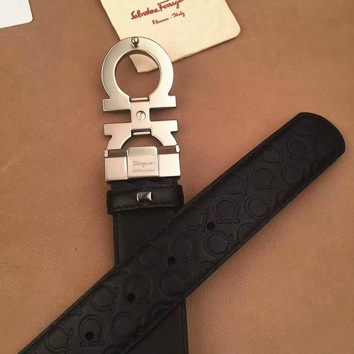 Super Perfect Quality Ferragamo Belts(100% Genuine Leather,steel Buckle)-839