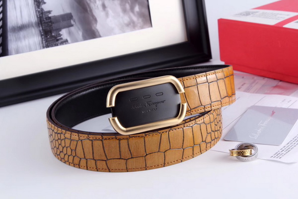 Super Perfect Quality Ferragamo Belts(100% Genuine Leather,steel Buckle)-883