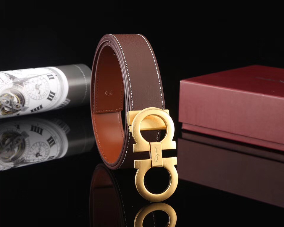 Super Perfect Quality Ferragamo Belts(100% Genuine Leather,steel Buckle)-891