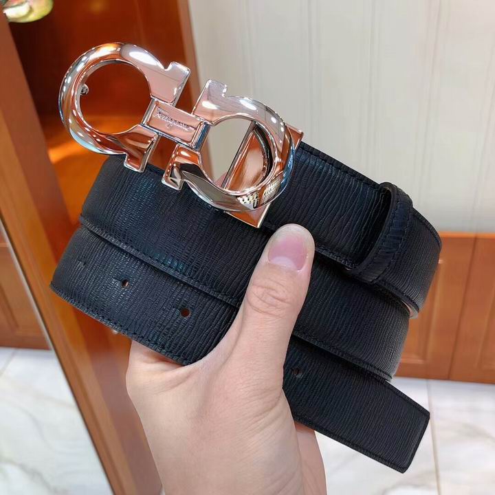 Super Perfect Quality Ferragamo Belts(100% Genuine Leather,steel Buckle)-938