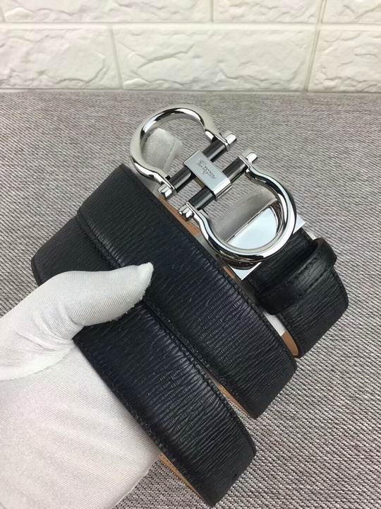 Super Perfect Quality Ferragamo Belts(100% Genuine Leather,steel Buckle)-943