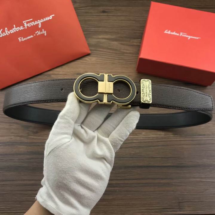 Super Perfect Quality Ferragamo Belts(100% Genuine Leather,steel Buckle)-959