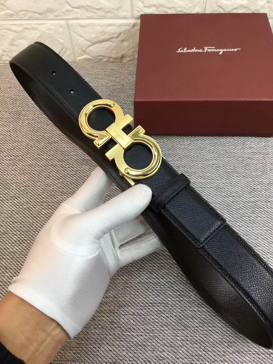 Super Perfect Quality Ferragamo Belts(100% Genuine Leather,steel Buckle)-968