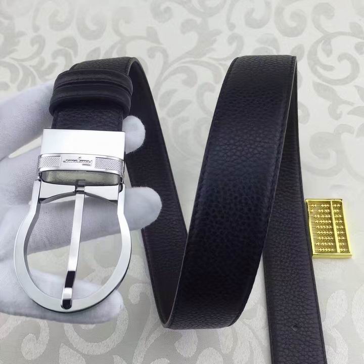 Super Perfect Quality Ferragamo Belts(100% Genuine Leather,steel Buckle)-981