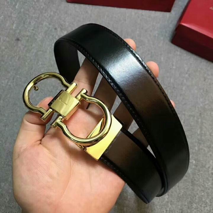 Super Perfect Quality Ferragamo Belts(100% Genuine Leather,steel Buckle)-991