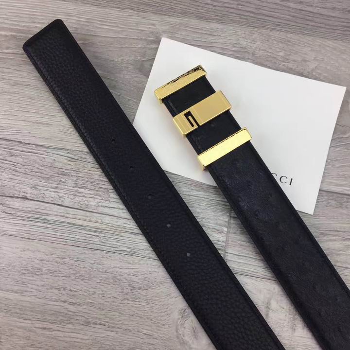 Super Perfect Quality G Belts(100% Genuine Leather,steel Buckle)-019