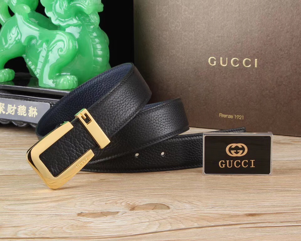 Super Perfect Quality G Belts(100% Genuine Leather,steel Buckle)-030