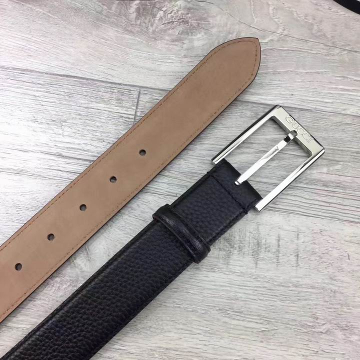 Super Perfect Quality G Belts(100% Genuine Leather,steel Buckle)-1013