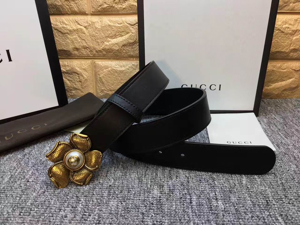 Super Perfect Quality G Belts(100% Genuine Leather,steel Buckle)-1055