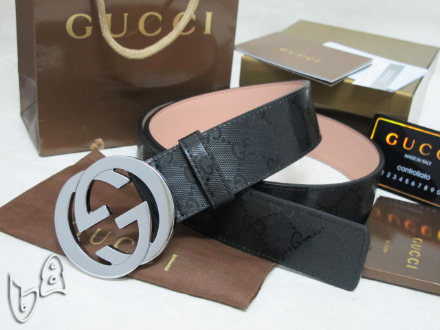 Super Perfect Quality G Belts(100% Genuine Leather,steel Buckle)-1125