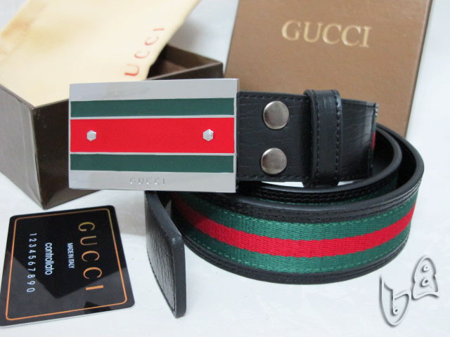 Super Perfect Quality G Belts(100% Genuine Leather,steel Buckle)-1130