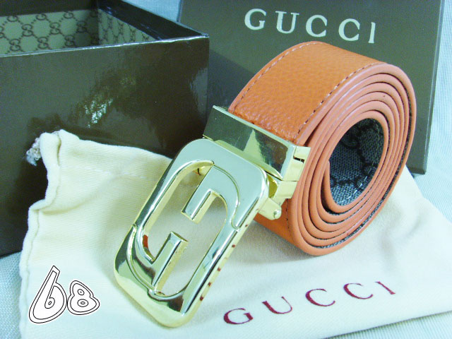 Super Perfect Quality G Belts(100% Genuine Leather,steel Buckle)-1139