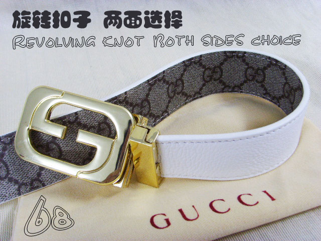 Super Perfect Quality G Belts(100% Genuine Leather,steel Buckle)-1148