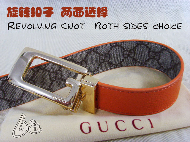 Super Perfect Quality G Belts(100% Genuine Leather,steel Buckle)-1152