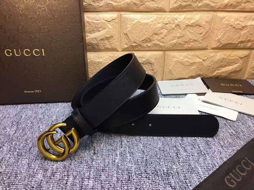Super Perfect Quality G Belts(100% Genuine Leather,steel Buckle)-1169
