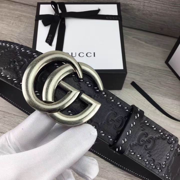 Super Perfect Quality G Belts(100% Genuine Leather,steel Buckle)-1220