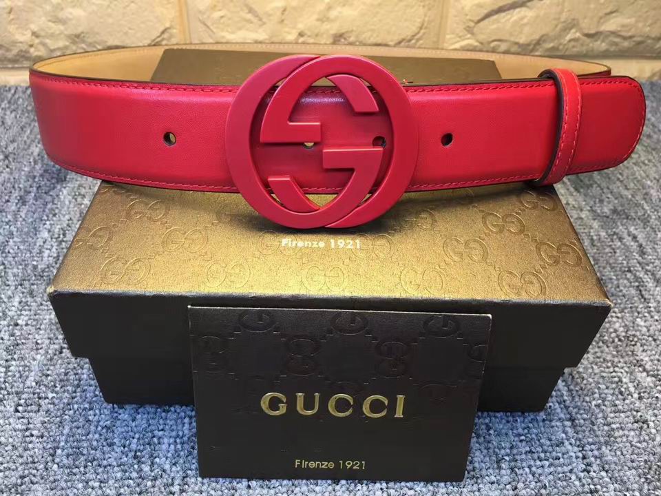 Super Perfect Quality G Belts(100% Genuine Leather,steel Buckle)-1249