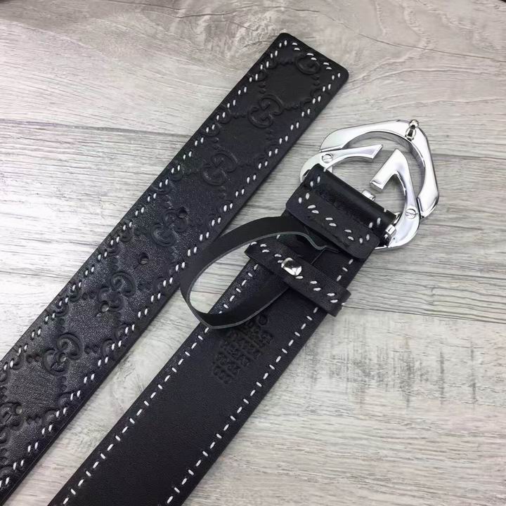Super Perfect Quality G Belts(100% Genuine Leather,steel Buckle)-1256