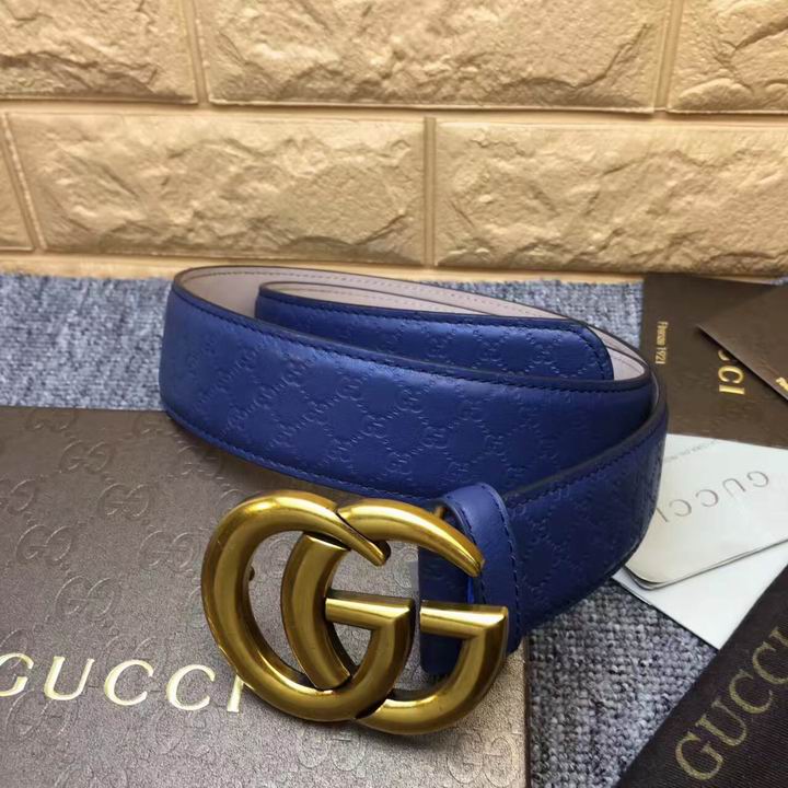 Super Perfect Quality G Belts(100% Genuine Leather,steel Buckle)-1257