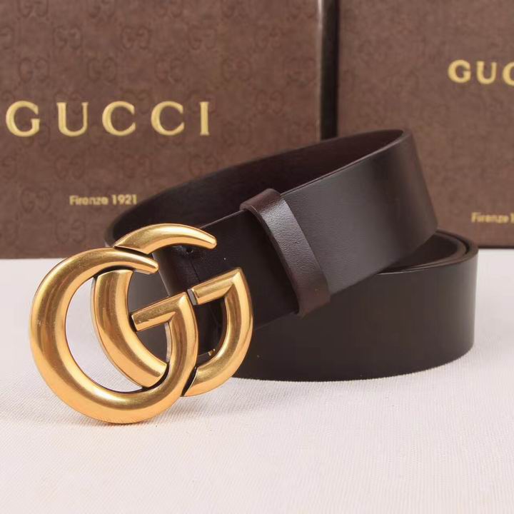 Super Perfect Quality G Belts(100% Genuine Leather,steel Buckle)-1280