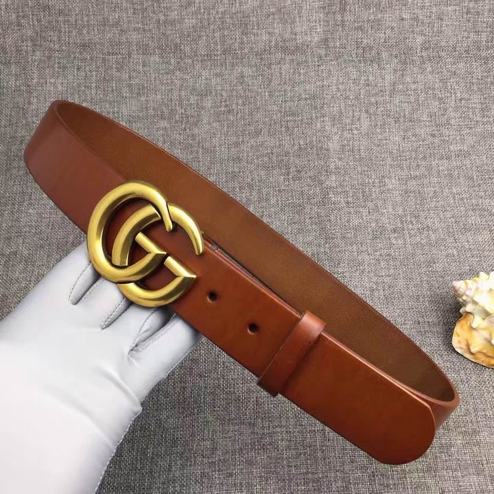 Super Perfect Quality G Belts(100% Genuine Leather,steel Buckle)-1332