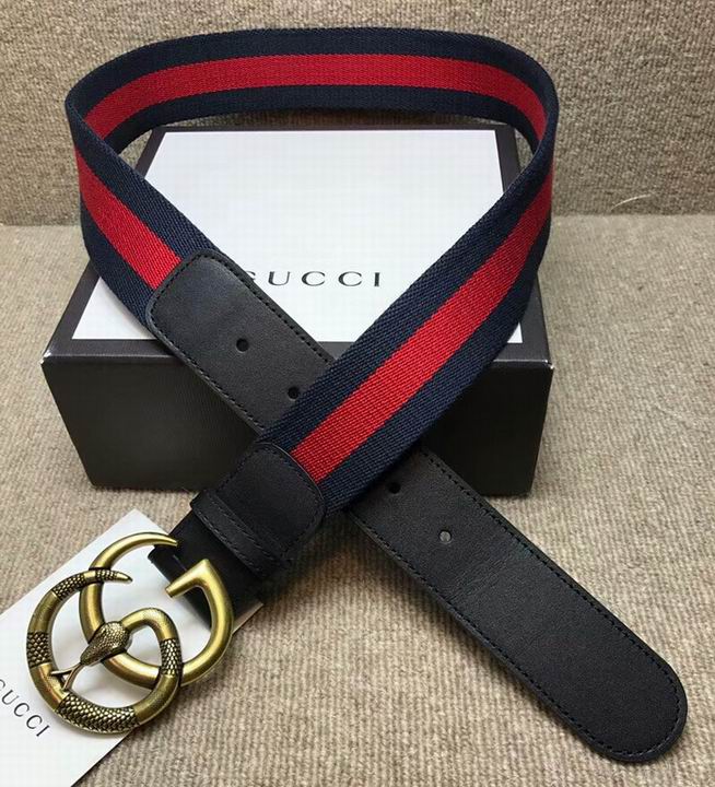 Super Perfect Quality G Belts(100% Genuine Leather,steel Buckle)-1359