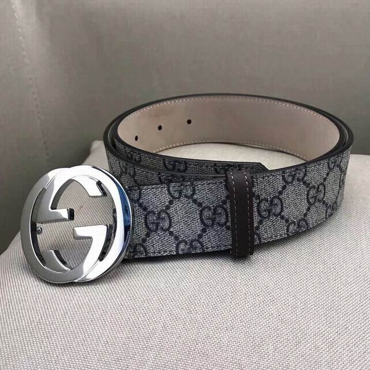 Super Perfect Quality G Belts(100% Genuine Leather,steel Buckle)-1423