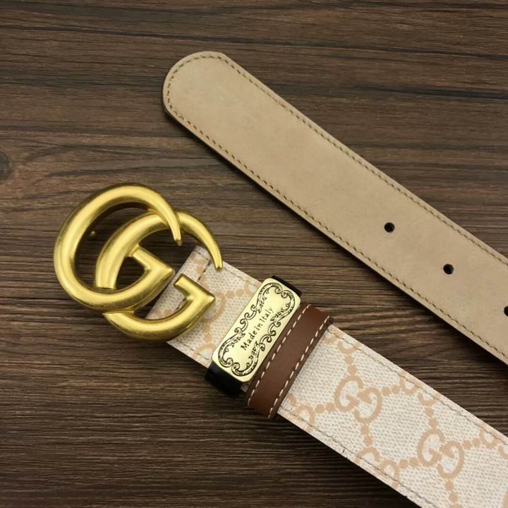 Super Perfect Quality G Belts(100% Genuine Leather,steel Buckle)-1433