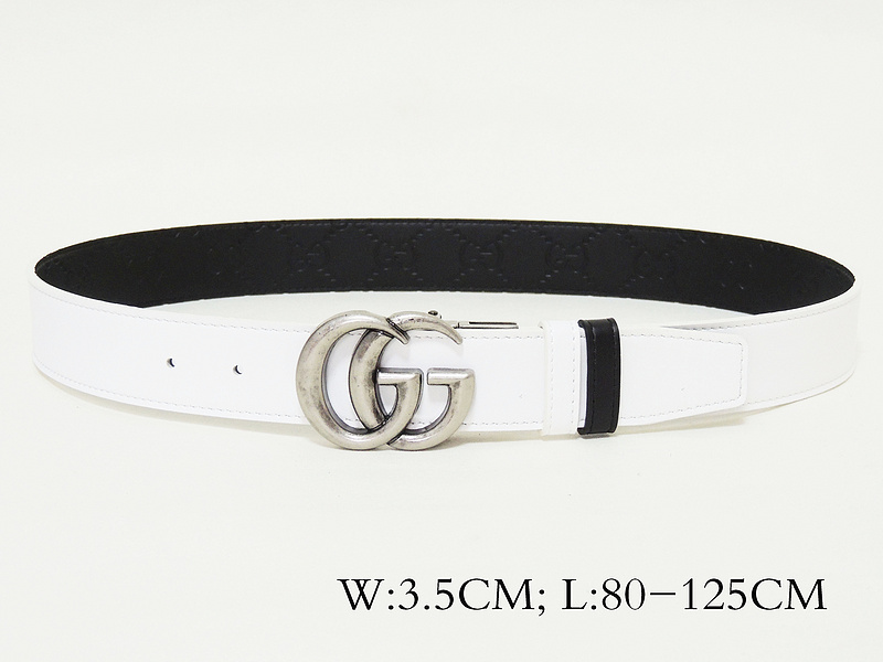 Super Perfect Quality G Belts(100% Genuine Leather,steel Buckle)-1485