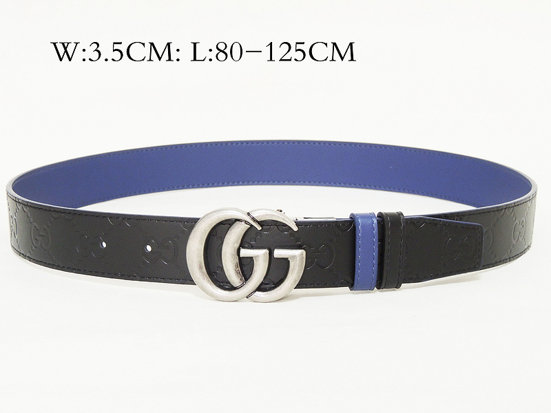 Super Perfect Quality G Belts(100% Genuine Leather,steel Buckle)-1489