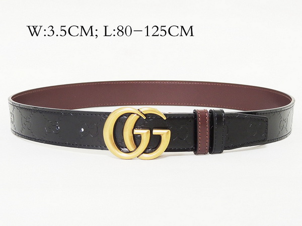 Super Perfect Quality G Belts(100% Genuine Leather,steel Buckle)-1491