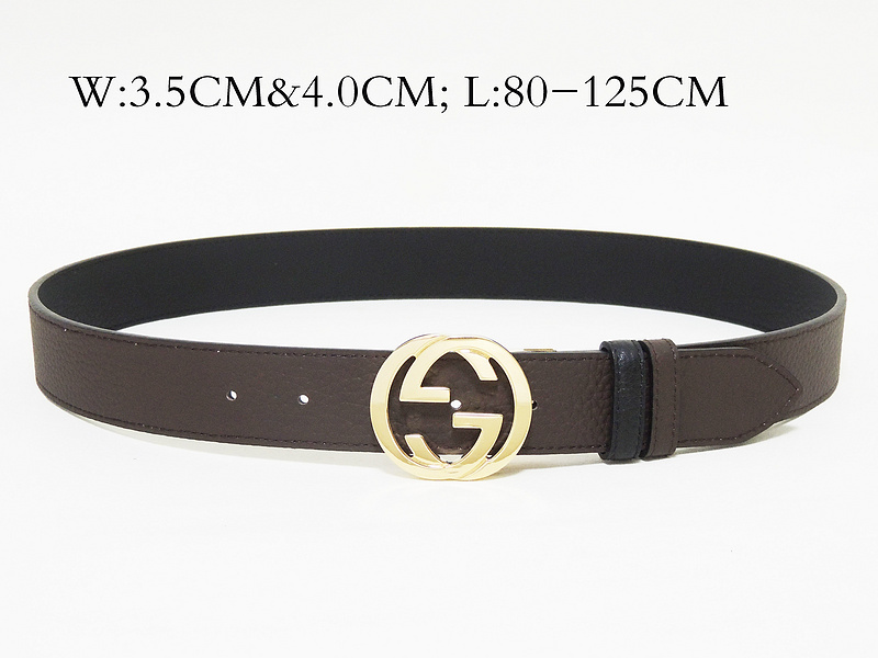 Super Perfect Quality G Belts(100% Genuine Leather,steel Buckle)-1499