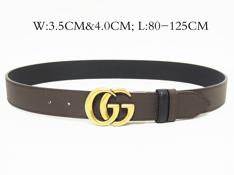 Super Perfect Quality G Belts(100% Genuine Leather,steel Buckle)-1501
