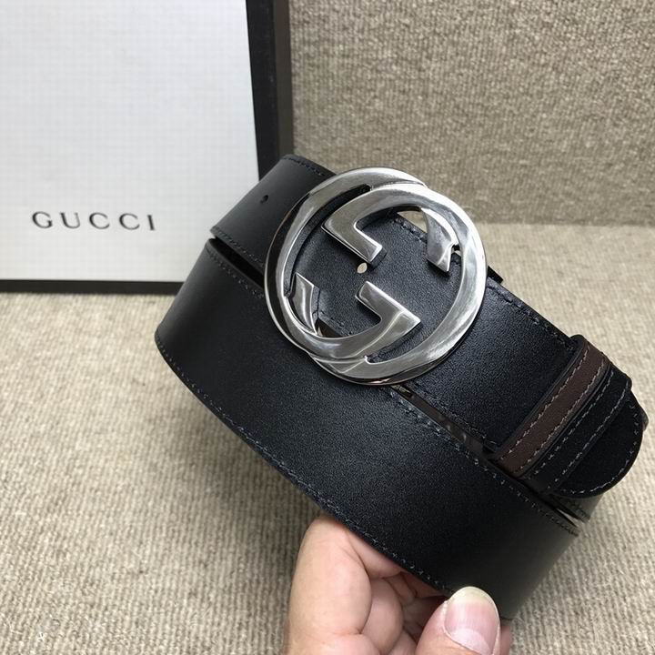 Super Perfect Quality G Belts(100% Genuine Leather,steel Buckle)-1561