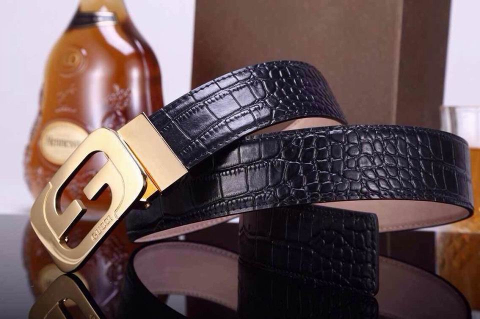 Super Perfect Quality G Belts(100% Genuine Leather,steel Buckle)-1583