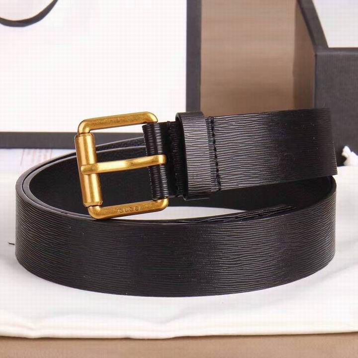 Super Perfect Quality G Belts(100% Genuine Leather,steel Buckle)-1634