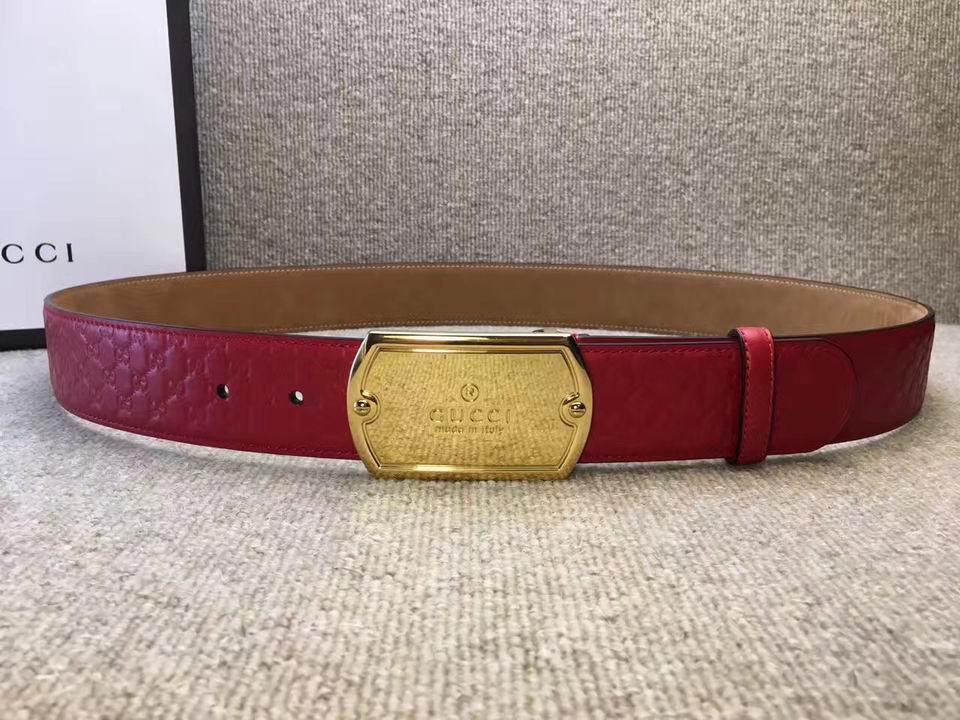 Super Perfect Quality G Belts(100% Genuine Leather,steel Buckle)-209