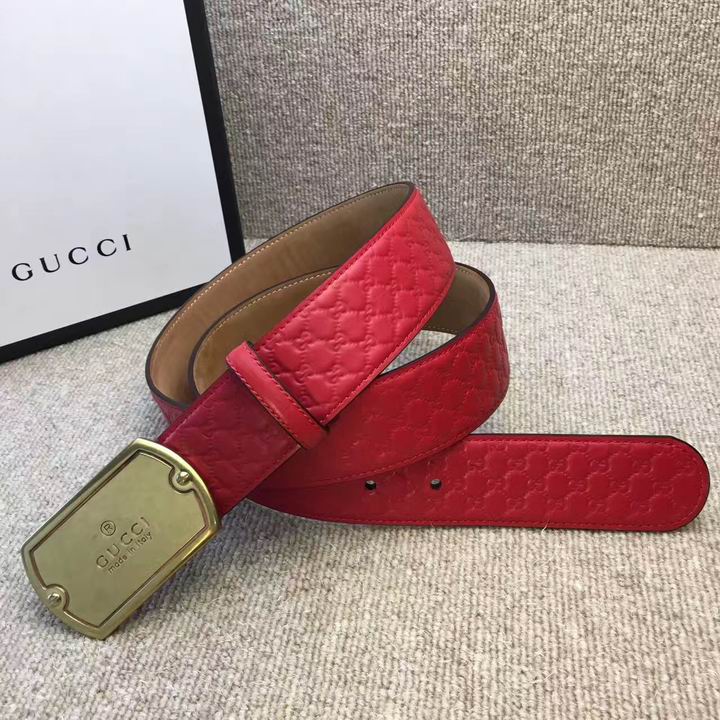 Super Perfect Quality G Belts(100% Genuine Leather,steel Buckle)-217